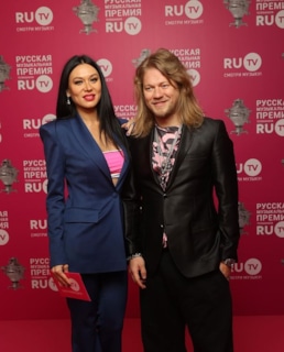 Певец Роман Архипов с женой