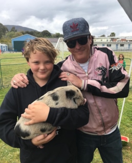 Майкл Мэдсен с сыном