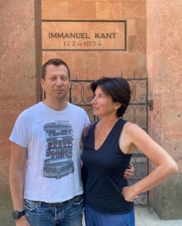 Ирада Зейналова с мужем