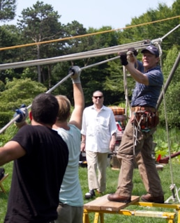 Канатоходец Филипп Пети