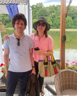 Луи Франк с женой