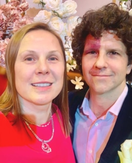 Луи Франк с женой