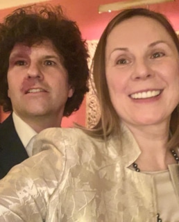 Луи Франк с женой