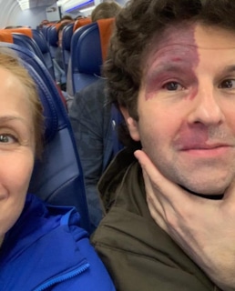 Луи Франк с женой