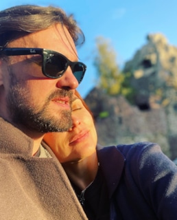 Анастасия Микульчина с мужем