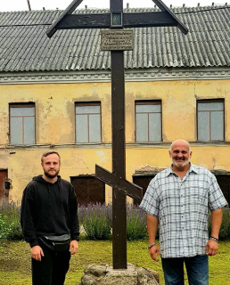 Алексей Огурцов с сыном