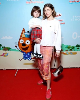 Алина Насибуллина с дочерью