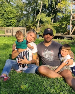 Роман Пашков с семьей