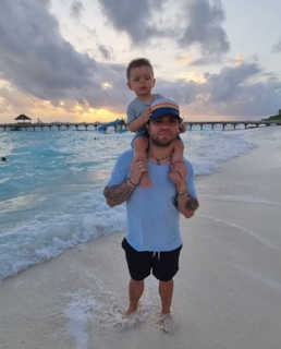 Роман Пашков с сыном