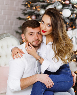 Анна Саливанчук с мужем