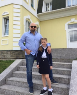 Илья Хорошилов и его дочь Аглая