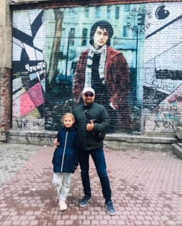 Илья Хорошилов и его дочь Аглая