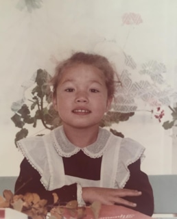 Елена Гущина в детстве