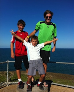 Денис Штенгелов с детьми