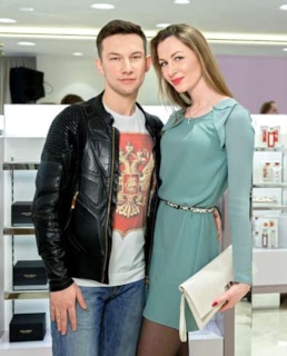 Кирилл Емельянов с женой