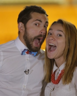 Настя Короткая и Андрей Бедняков