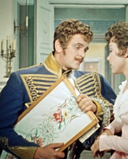 Юрий Яковлев в роли поручика Ржевского