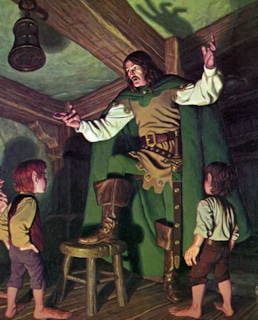 Арагорн и хоббиты