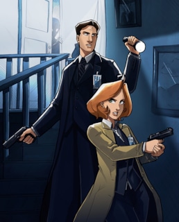 Фокс Малдер и Дана Скалли