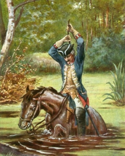 Барон Мюнхгаузен вытаскивает себя за косу