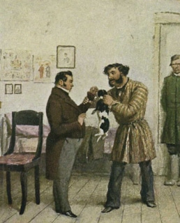 Павел Чичиков и Ноздрев