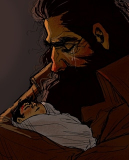 Хагрид и Гарри Поттер