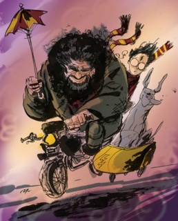 Хагрид и Гарри Поттер