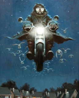 Хагрид на мотоцикле