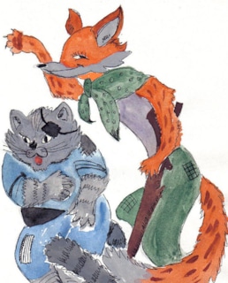 Лиса Алиса и кот Базилио