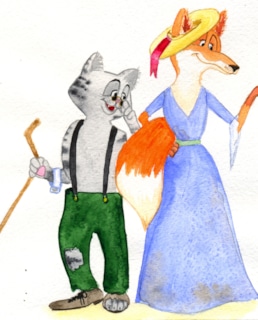 Лиса Алиса и кот Базилио