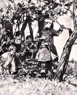 Владимир Дубровский с крестьянами