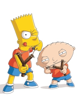 Барт Симпсон и Стьюи Гриффин