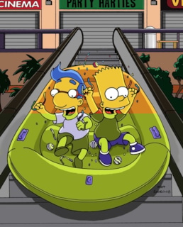 Барт Симпсон и Милхаус ван Хутен