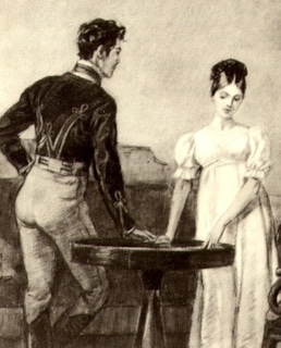 Николай Ростов и Соня