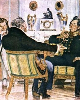 Чацкий, Фамусов и Скалозуб