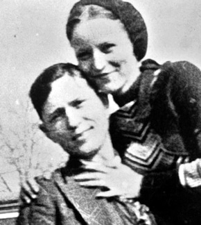 фотография Бонни и Клайд