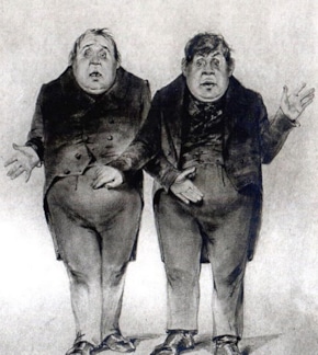 фотография Бобчинский и Добчинский