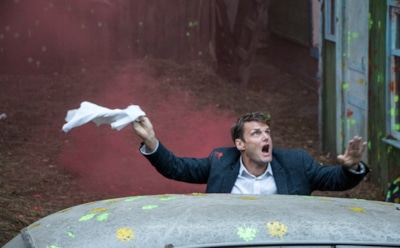 Филипп Рейнхардт на съемках фильма "Жених"