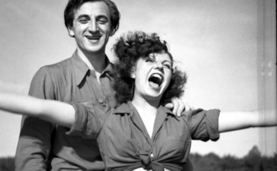 Шарль Азнавур с женой