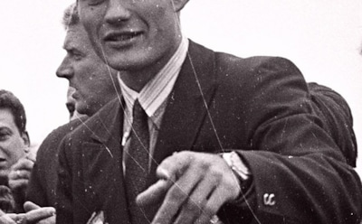 Модестас Паулаускас в молодости