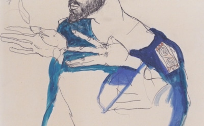 Портрет Густава Климта. Художник Эгон Шиле