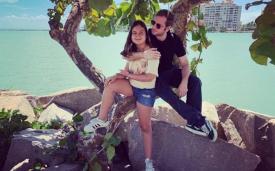 Резо Гигинеишвили и его дочь Мария