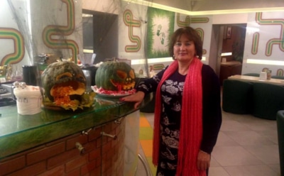 Майя Дзидзишвили отмечает Хеллоуин