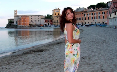 Ирина Аманти на отдыхе