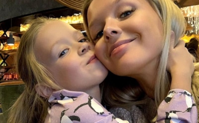 Юлия Эйсмонт и дочь Дея