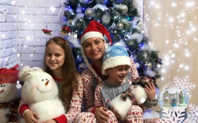 Анастасия Ефимова с детьми