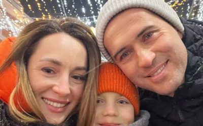 Александр Кержаков  с семьей