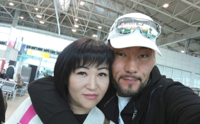 Даулет Абдыгапаров с женой