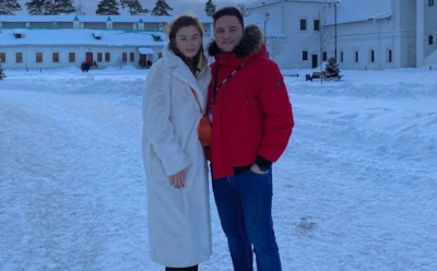 Александр Молочко с женой