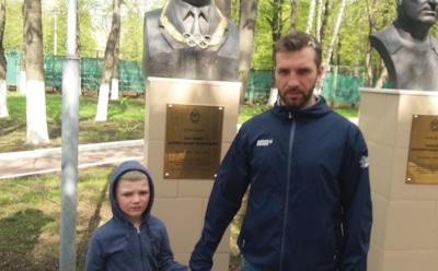 Александр Рагулин с сыном